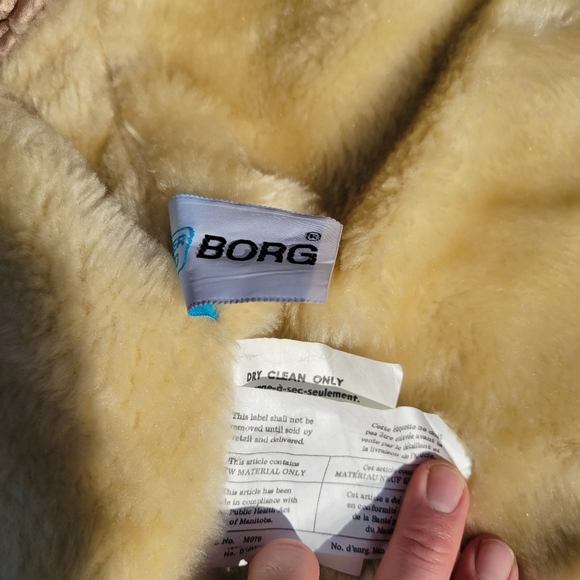 Vintage paulo Conti Shearling jacket men's large suede leather - Picture 4 of 12